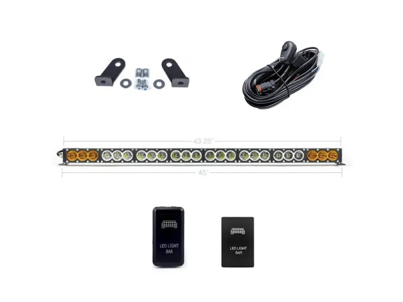 CR2711 Cali Raised Dual Function Amber/White Led Light