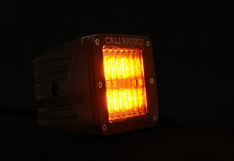 Illuminated amber LED cube light for CALI RAISED Toyota Tacoma CR2895 model