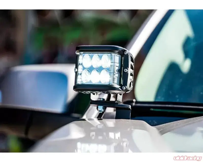 Cali Raised LED light bar on Ford Ranger ditch mounts for 2019+ models