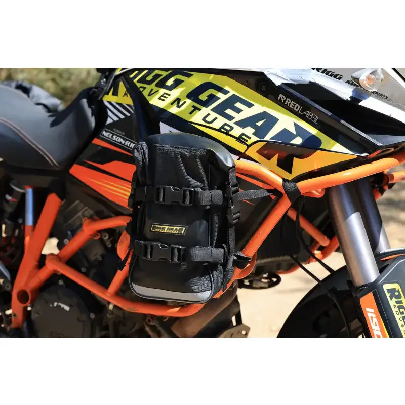 Trails End Crashbar/Tail Bag 7l Black - NELSON-RIGG