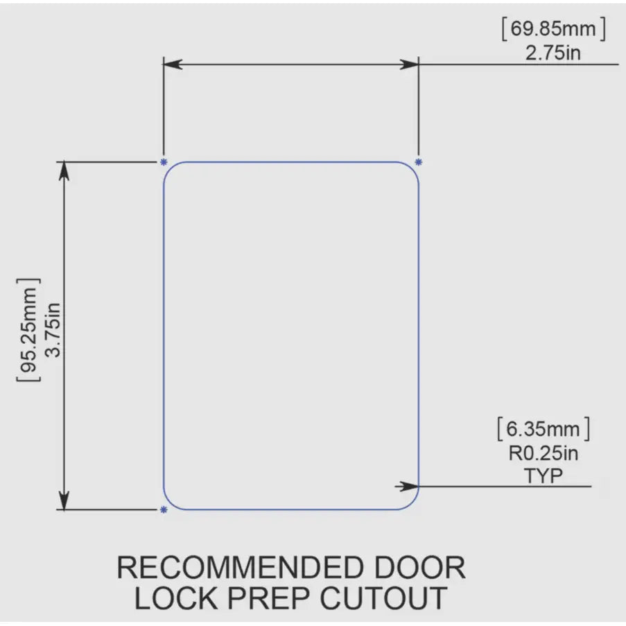 Creative PRO TTL-43610AL-2006-1PK Entry Door Handle