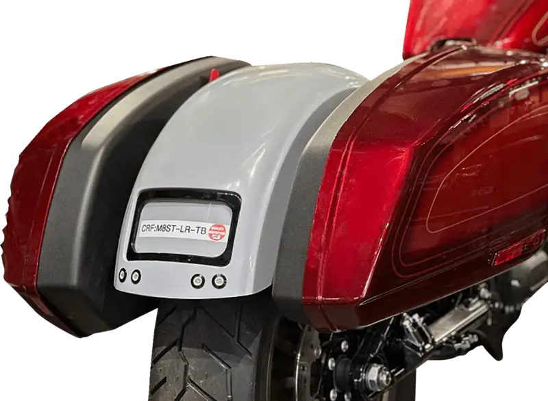 CRF-M8ST-LR-B Baggernation The Fix Rear Fender Kit Black M8 Softail Low Rider S - RV and Auto Parts