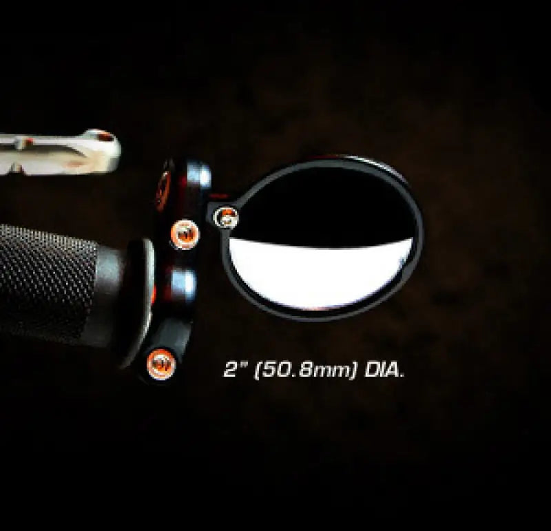 CRG Blindsight 2 in. Round Bar-End Mirror - Black - CRG Constructors