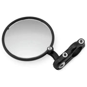 CRG Hindsight Folding 3 in. Round Bar-End Mirror Left - Black - RV and Auto Parts