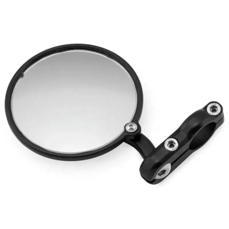 CRG Hindsight Folding 3 in. Round Bar-End Mirror Left - Black - RV and Auto Parts