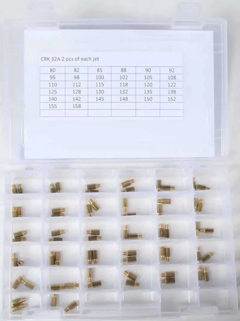 CRK32A Hex Main Jet Kit 2/Pc Ea. #80 158