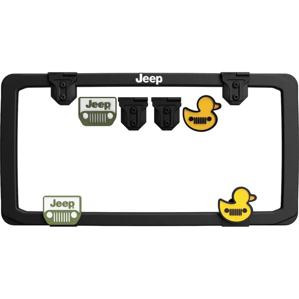 Cruiser No Supplier Warranty License Plate Frame 11055 - Black Jeep