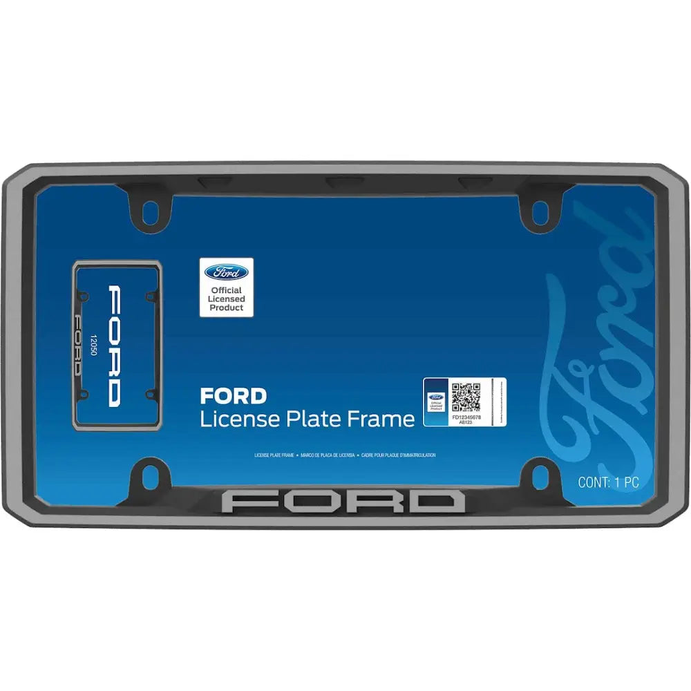 Cruiser Features Latest Ford Designs License Plate Frame 12050 - Black