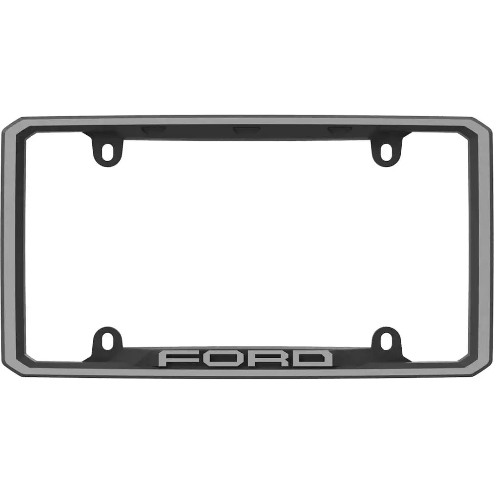 Cruiser Features Latest Ford Designs License Plate Frame 12050 - Black