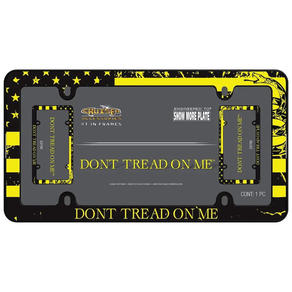 Cruiser No Supplier Warranty License Plate Frame 23750 - Don Tread ME