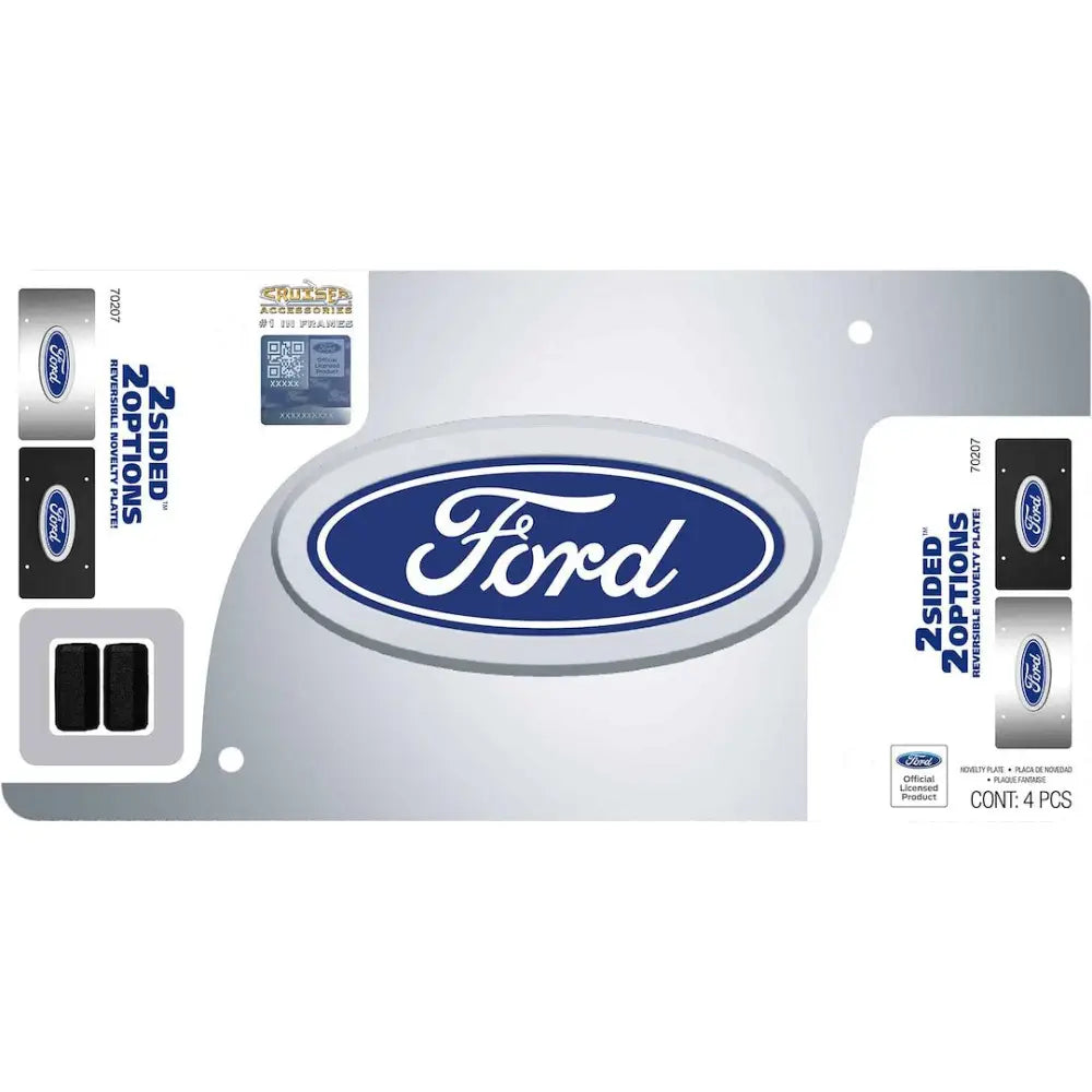 Cruiser Limited Lifetime Warranty License Plate 70207 - Novelty Ford SS