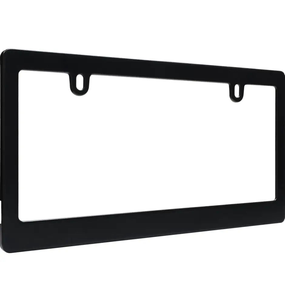 Cruiser Adds A Refined Finished Edge License Plate Frame 16550 - Matte Black Aura