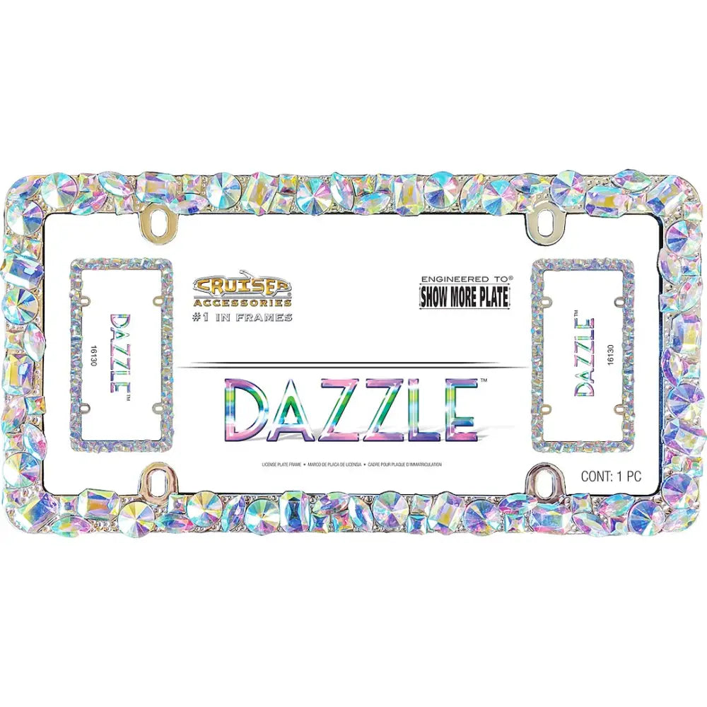 Cruiser Easy To Install License Plate Frame 16130 - Chrome Dazzle