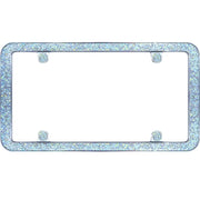 Cruiser Limited Lifetime Warranty License Plate Frame 16632 - Chrome Shattered Iridescent Fast