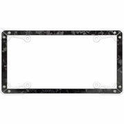 Cruiser Limited Lifetime Warranty License Plate Frame 59298 - Black Clear Forged