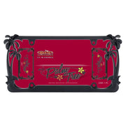 Cruiser Made Of Durable Metal License Plate Frame 19050 - Black Palm Tree