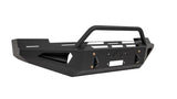Black steel truck bumper from Fab Fours CS07-RS2062-1 for 2007-2013 Chevy 1500 in red steel