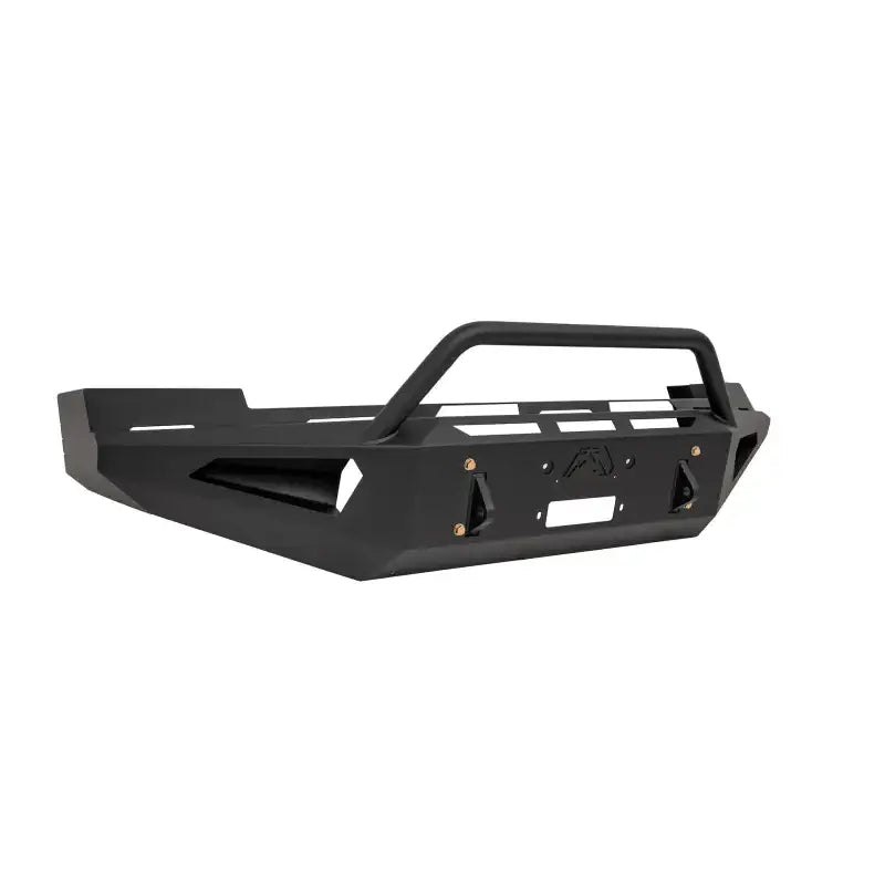 Black steel truck bumper from Fab Fours CS07-RS2062-1 for 2007-2013 Chevy 1500 in red steel