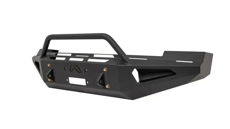 Black metal truck bumper for Chevy 1500 by Fab Fours in red steel CS07-RS2062-1