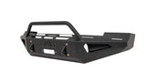 Black metal truck bumper for Chevy 1500 by Fab Fours in red steel CS07-RS2062-1