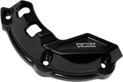 Black motorcycle engine cover for CS157K case guard on BMW bike