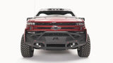 CS19-D4052-1 Fab Fours Vengeance with Prunner installed on a red 2019 Chevy 1500, showcasing enhanced durability, frontal protection, and aggressive rugged appearance.