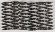 Row of CS216-6-0315 High Temp Springs featuring durable metal coil springs