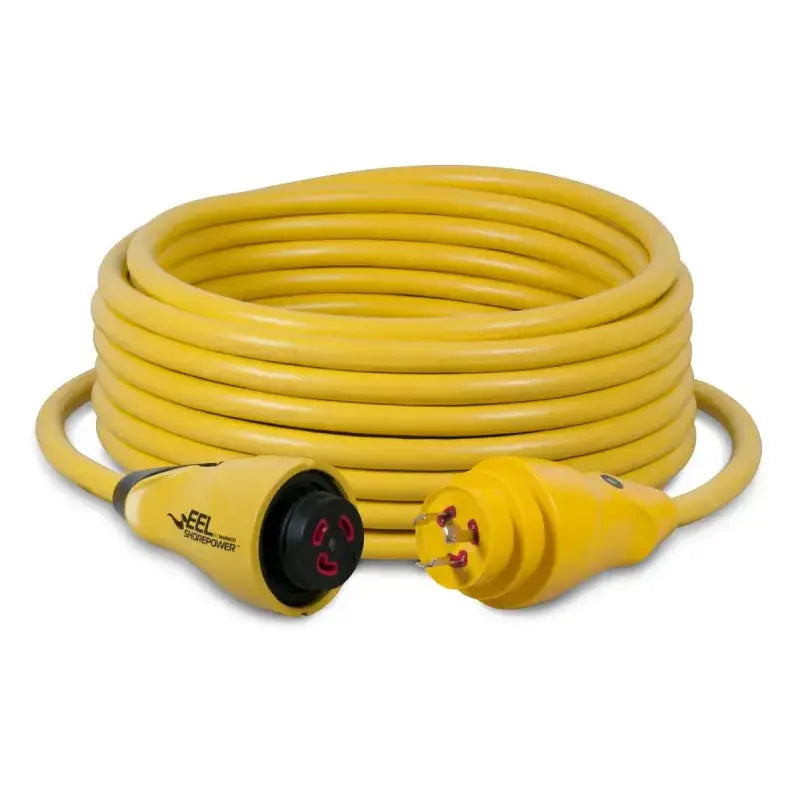 CS30-50 Marinco Eel Cordset 30A 125V 50’ Yellow - Power Cord