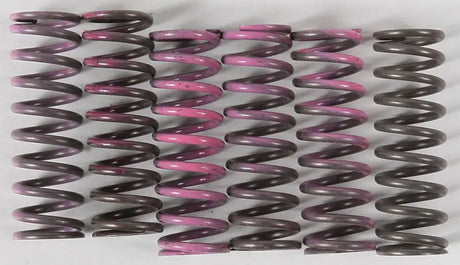 Coil springs in pink and gray for Hinson Clutch with high production tolerances