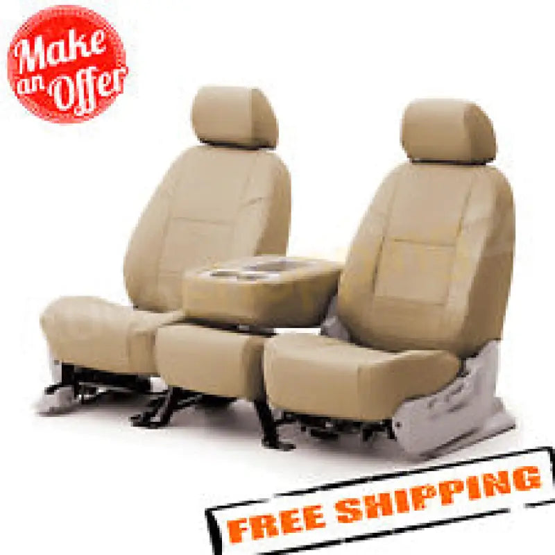 Beige truck seat cover for CSCQ5CH7929 Coverking Seat Cover set