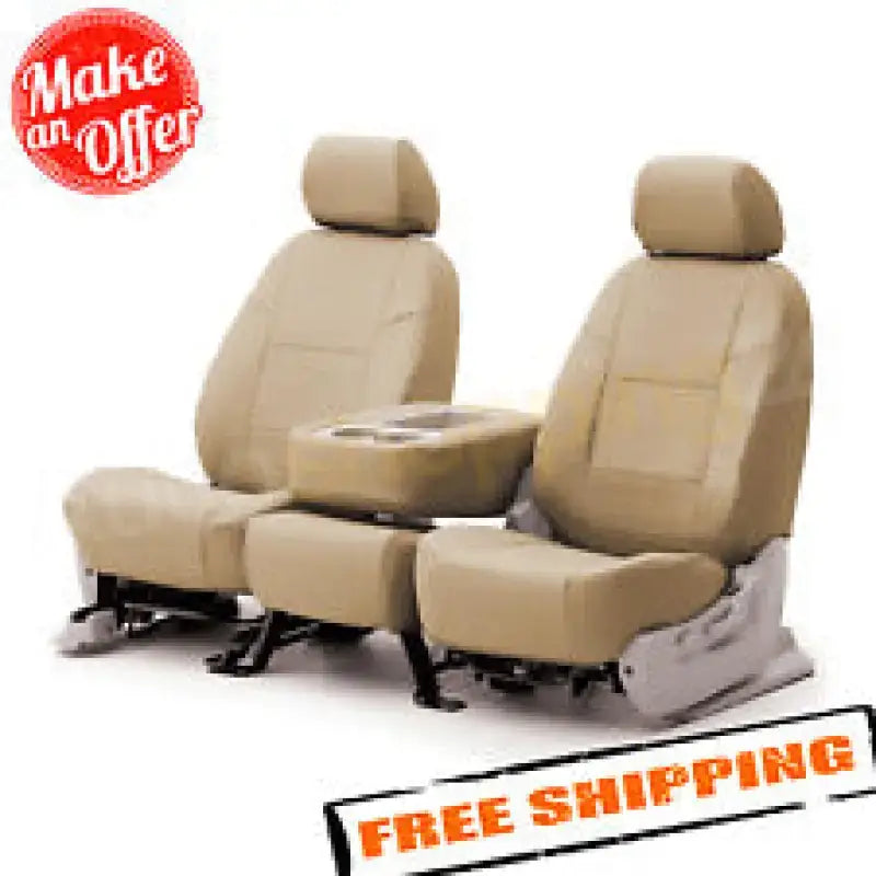Beige truck seat cover for CSCQ5CH7929 Coverking Seat Cover set