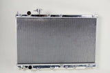 Silver aluminum Honda S2000 radiator for improved cooling and performance