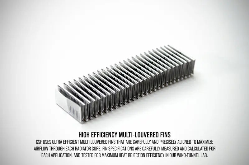 CSF 08-21 Subaru WRX/STI 2-Row 42mm Race-Spec All Aluminum Radiator - Black - Cooling