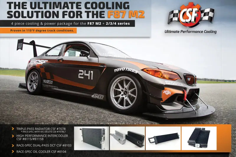 CSF 15-18 BMW M2 (F87) Race-Spec Oil Cooler - Truck & Automotive