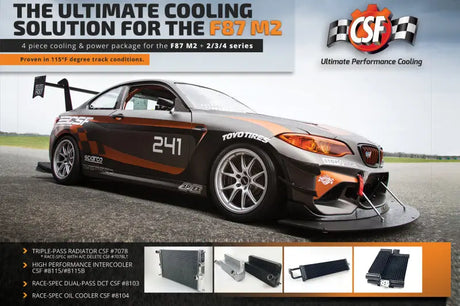 CSF 15-18 BMW M2 (F87) Race-Spec Oil Cooler - Truck & Automotive