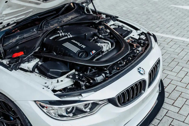 CSF 2014 + BMW M3/M4 (F8X) Top Mount Charge-Air-Cooler - Crinkle Black - Truck & Automotive