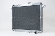 Silver aluminum radiator for Toyota Land Cruiser and Lexus LX470 upgrade