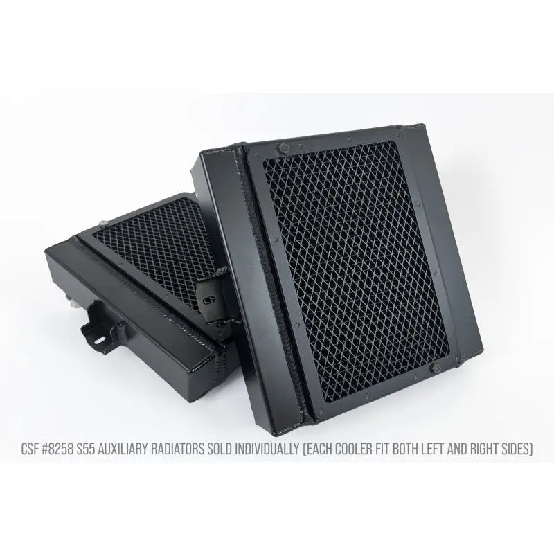 CSF 8258 CSF BMW F8X M3/M4/M2C Auxiliary Radiators w/ Rock Guards (Sold Individually - Fits Left and Right