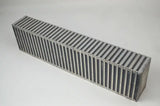 Silver CSF high performance bar intercooler core with fins for cooling efficiency