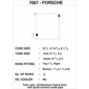 CSF Porsche 911 Carrera (991.1) / Boxster (981) / GT4 (991) - Right Side Radiator - Truck & Automotive