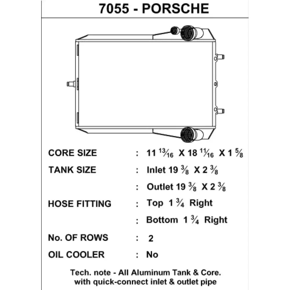 CSF Porsche 911 Turbo/GT2 (996 & 997) Right Side Radiator - Truck Automotive