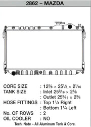 2862 Radiator by CSF Radiator