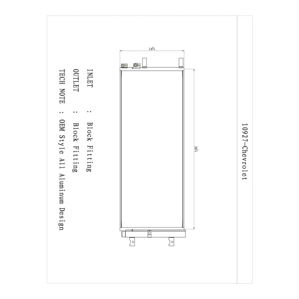 CSF Radiator High Performance And Durability Air Conditioner Condenser 10927 - AC