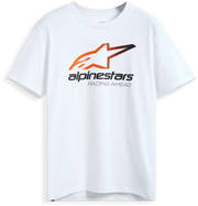 Aligned Ss Csf Tee White Md - ALPINESTARS