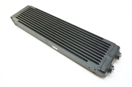 CSF Universal Dual-Pass Oil Cooler (RS Style) - M22 x 1.5 - 24in L 5.75in H 2.16in W - Truck & Automotive