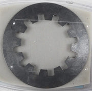 Metal lock washer with inner teeth for CSK903 clutch springs and clutch assemblies