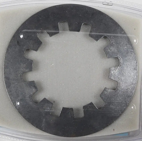 Metal lock washer with inner teeth for CSK903 clutch springs and clutch assemblies