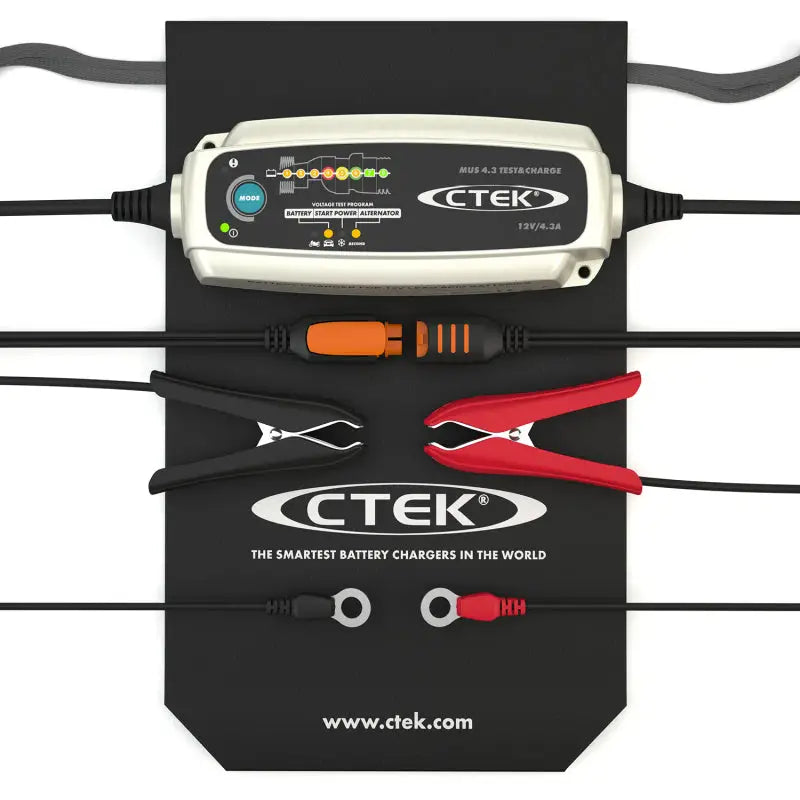 CTEK Battery Charger - MUS 4.3 Test & Charge - 12V - Truck Automotive