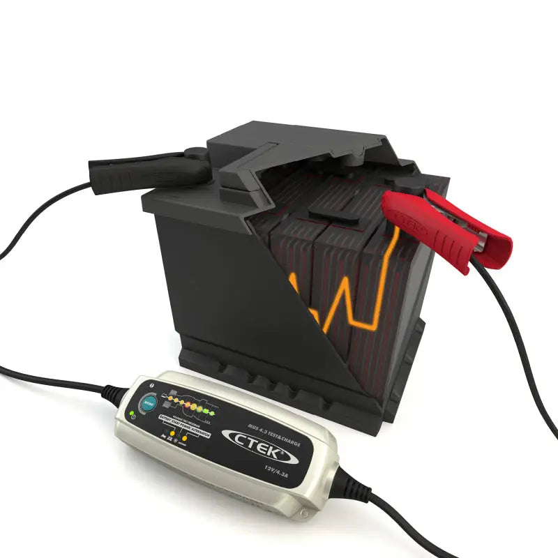 CTEK Battery Charger - MUS 4.3 Test & Charge - 12V - Truck Automotive