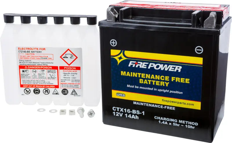 CTX16-BS-1 Battery Ctx16 Bs 1 Maintenance Free 
